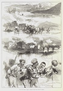The Civil War in Spain, Sketches from the Battle of Beobia